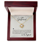 To my Girlfriend - Love Knot Necklace