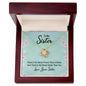 To My Sister - Love Knot Necklace