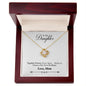 To My Daughter - Love Knot Necklace