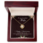To My Beautiful Wife - Love Knot Necklace