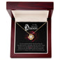 To My Beautiful Queen - Love Knot Necklace