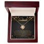 To My Soulmate - Love Knot Necklace