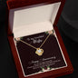 To My Beautiful Wife - Love Knot Necklace