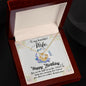 To My Beautiful Wife - Love Knot Necklace