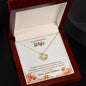 To My Beautiful Wife - Love Knot Necklace