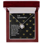 To My Grandmother - Love Knot Necklace
