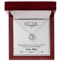 To My Daughter - Love Knot Necklace