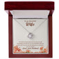 To My Beautiful Wife - Love Knot Necklace