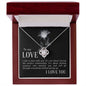 To My Love - Love Knot Necklace