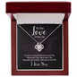 To The Love Of My Life - Love Knot Necklace