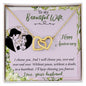 To My Wife - Interlocking Hearts Necklace