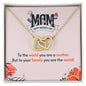 Happy Mothers Day - Interlocking Hearts Necklace
