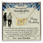 To My Granddaughter - Interlocking Hearts Necklace