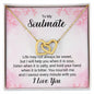 To my soulmate - Interlocking Hearts Necklace
