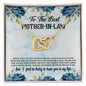 To The Best Mother In Law - Interlocking Hearts Necklace