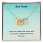 Best Friend - Interlocking Hearts Necklace