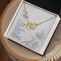 To My WIfe - Interlocking Hearts Necklace
