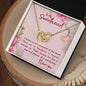 To my sweetheart - Interlocking Hearts Necklace