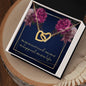 The day we married - Interlocking Hearts Necklace