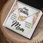 Happy Birthday Mom - Interlocking Hearts Necklace