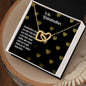 To My Grandmother - Interlocking Hearts Necklace
