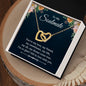 To my soulmate - Interlocking Hearts Necklace