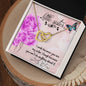 To My Little Sister - Interlocking Hearts Necklace