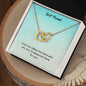 Best Friend - Interlocking Hearts Necklace