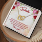 To My Soulmate - Interlocking Hearts Necklace
