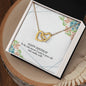Happy birthday - Interlocking Hearts Necklace