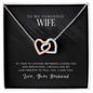 To my gorgeous wife - Interlocking Hearts Necklace