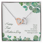 Happy First Mother's Day - Interlocking Hearts Necklace