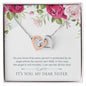 My Dear Sister - Interlocking Hearts Necklace