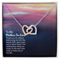 To My Mother In Law - Interlocking Hearts Necklace