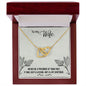 To My WIfe - Interlocking Hearts Necklace