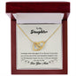 To my daughter - Interlocking Hearts Necklace