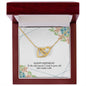 Happy birthday - Interlocking Hearts Necklace