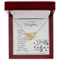 To my daughter - Interlocking Hearts Necklace