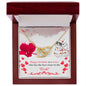 Happy birthday to a sister - Interlocking Hearts Necklace