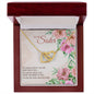 To My Sister - Interlocking Hearts Necklace