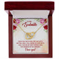 To My Soulmate - Interlocking Hearts Necklace
