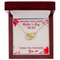 Wishing you a happy Mothers day - Interlocking Hearts Necklace