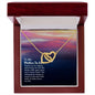 To My Mother In Law - Interlocking Hearts Necklace