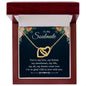 To my soulmate - Interlocking Hearts Necklace