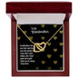 To My Grandmother - Interlocking Hearts Necklace