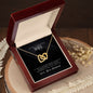 To my gorgeous wife - Interlocking Hearts Necklace
