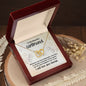 To My Girlfriend - Interlocking Hearts Necklace
