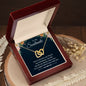 To my soulmate - Interlocking Hearts Necklace