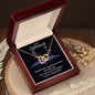 To my girlfriend - Interlocking Hearts Necklace
