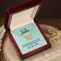 To my sister - Interlocking Hearts Necklace